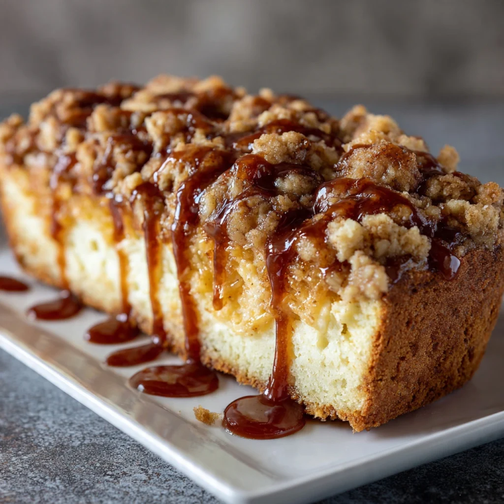 Apple Crisp Cheesecake Bread