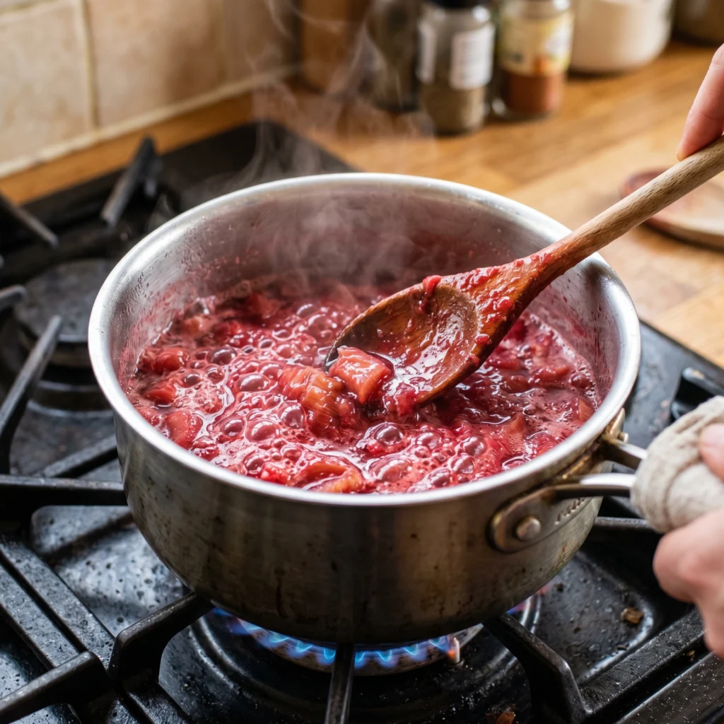 Rhubarb sauce