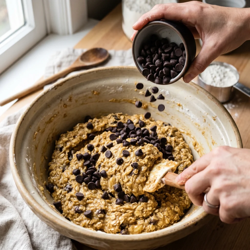 banana oatmeal breakfast cookies