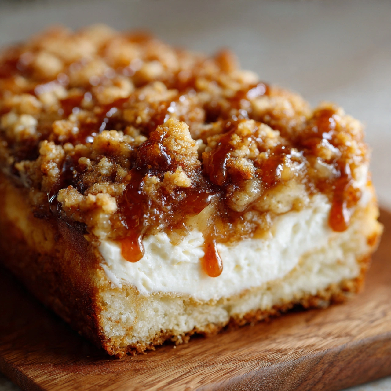 Apple Crisp Cheesecake Bread
