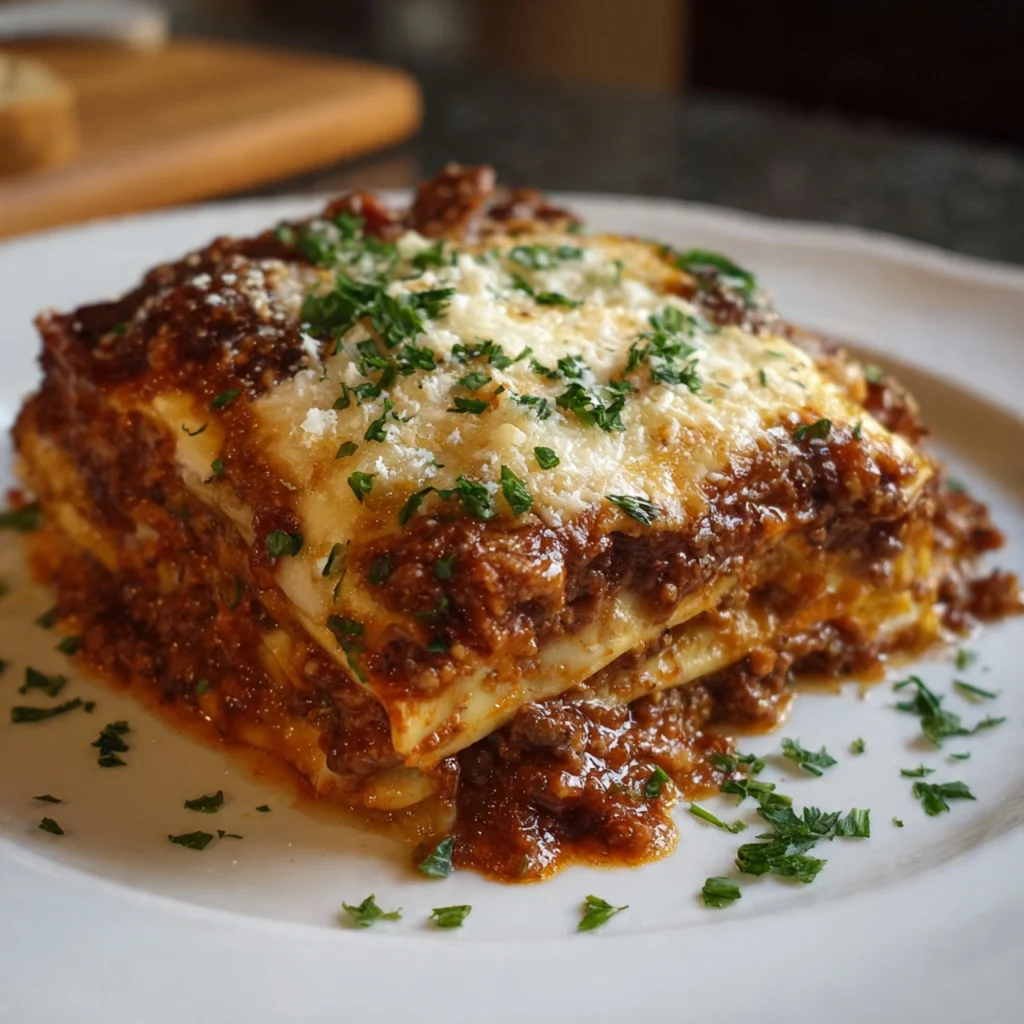 The Best Beef Lasagna Recipe – Rich, Hearty & Layered to Perfection