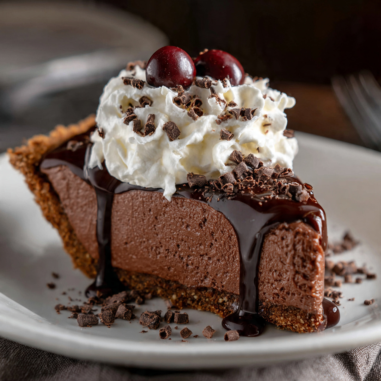 chocolate truffle pie