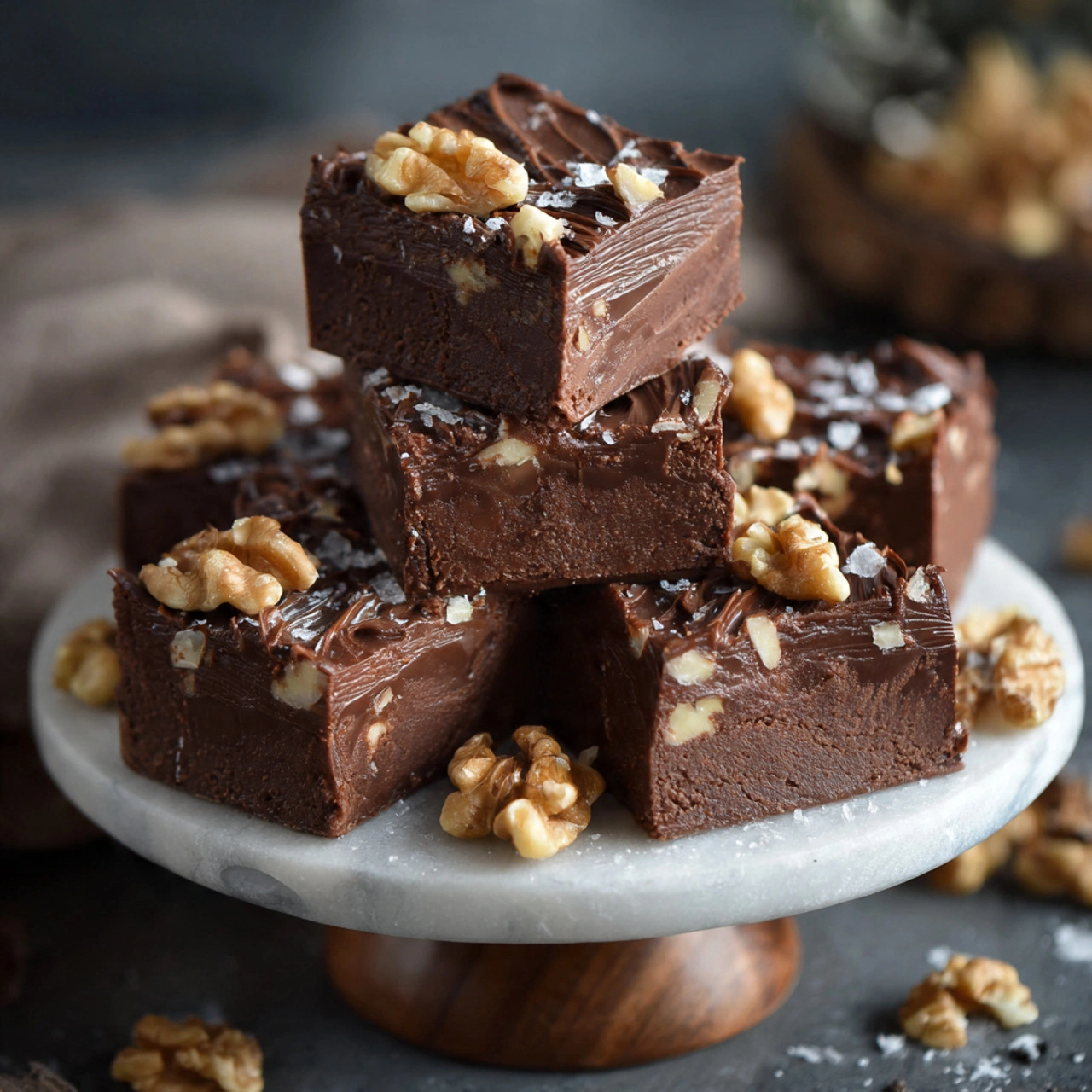 Creamy Chocolate Walnut Fudge