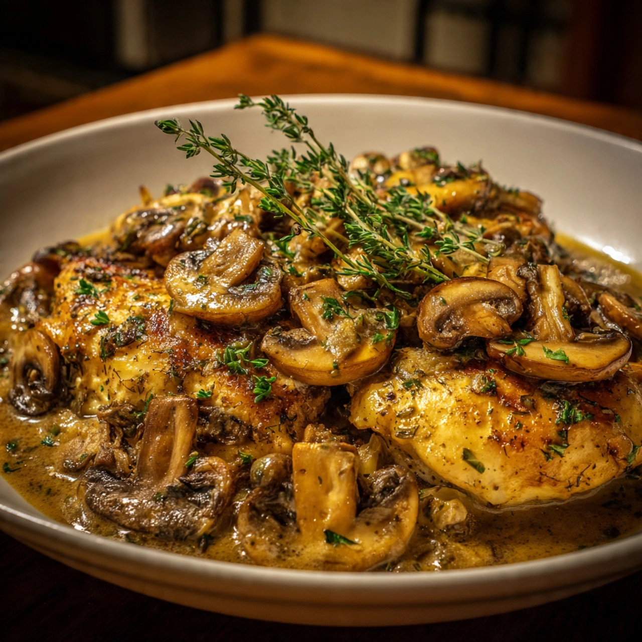 Mushroom Chicken