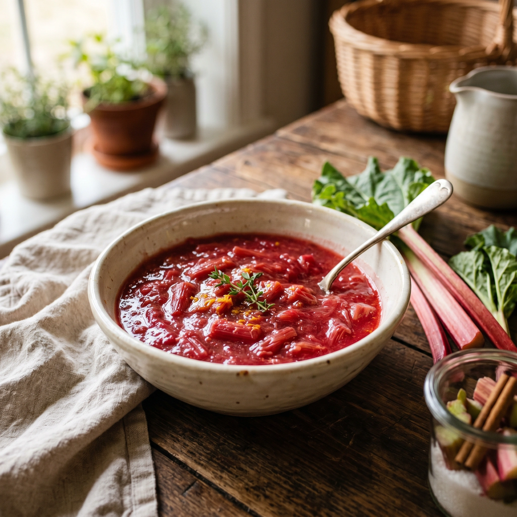 Rhubarb sauce