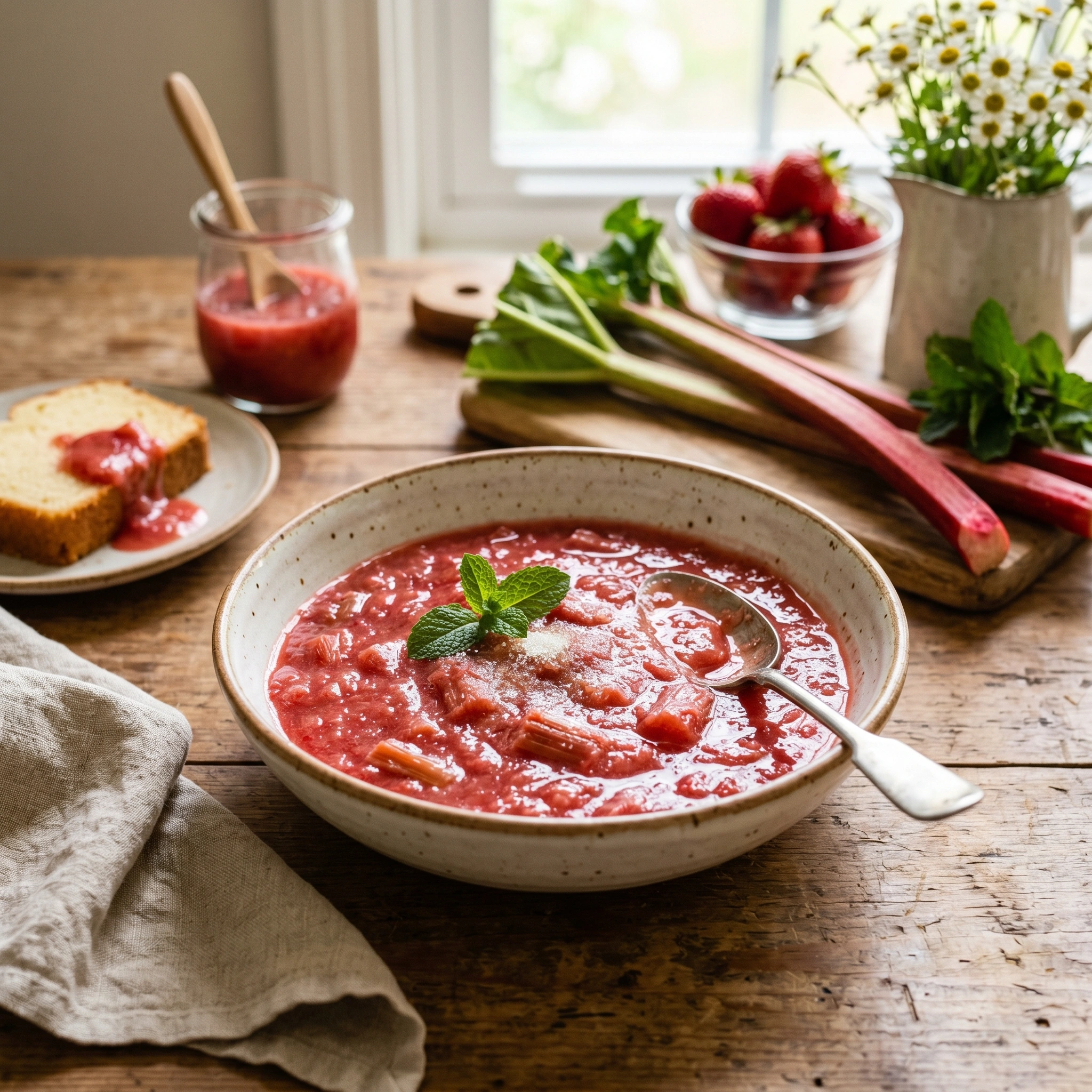 Rhubarb sauce