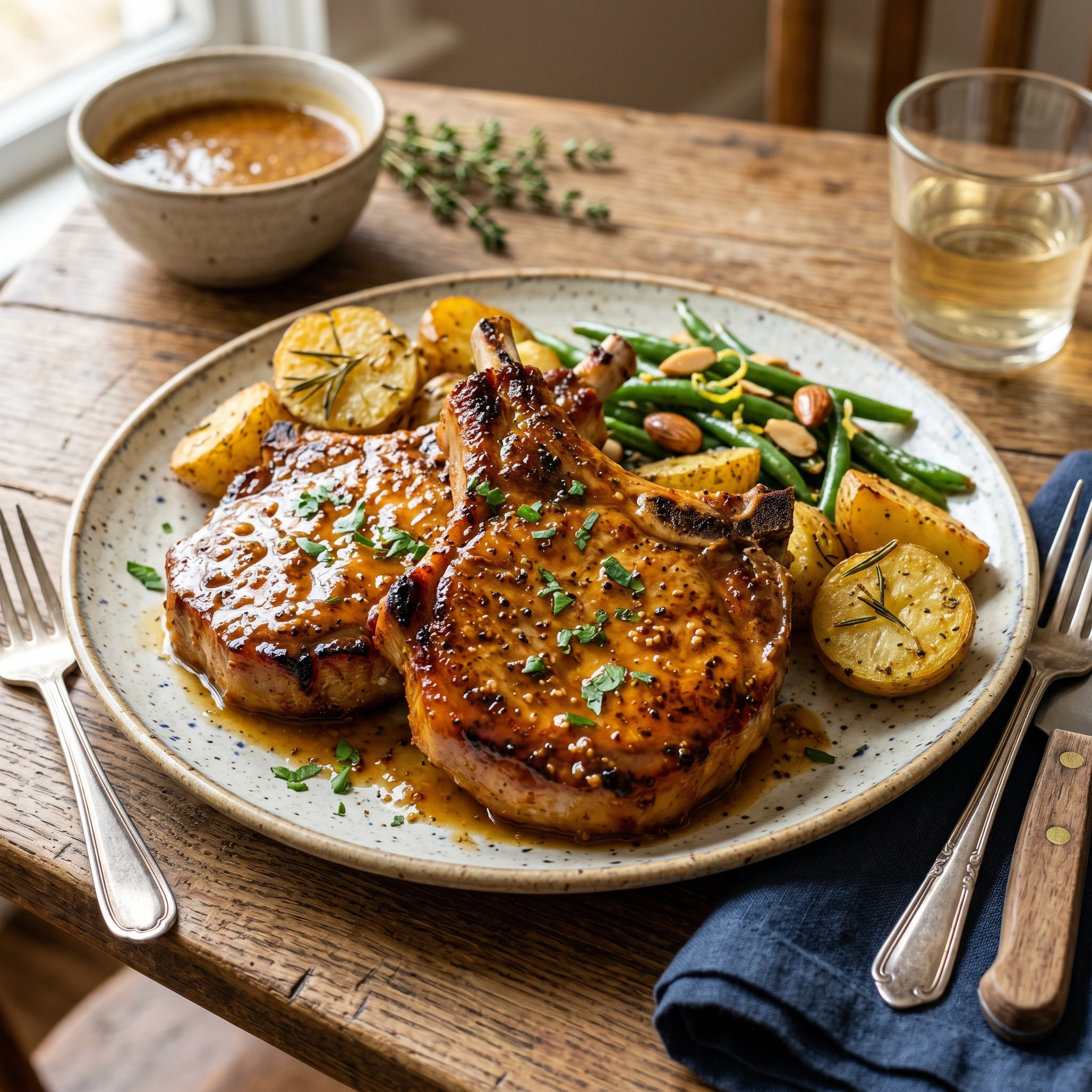 Honey Mustard Pork Chops